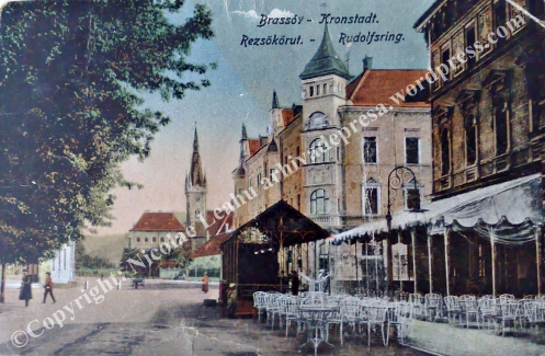 Ilustrată din Braşovul începutului de secol XX
